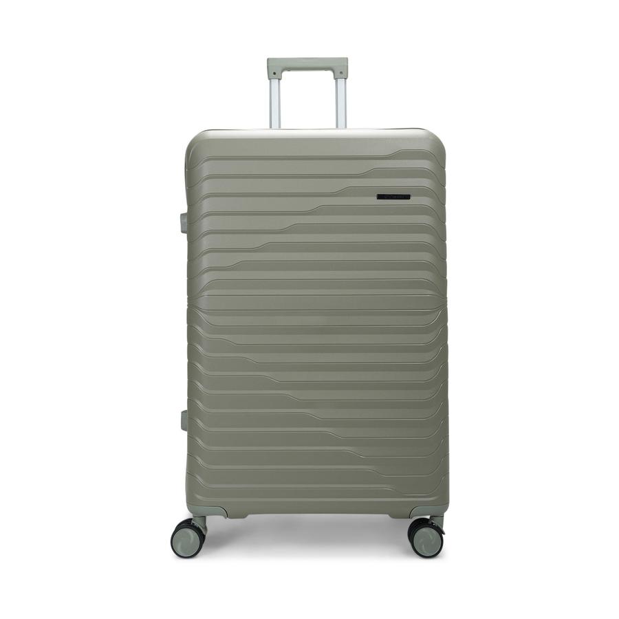 Caselite Summit 75cm Hardside Checked Suitcase Moss Moss