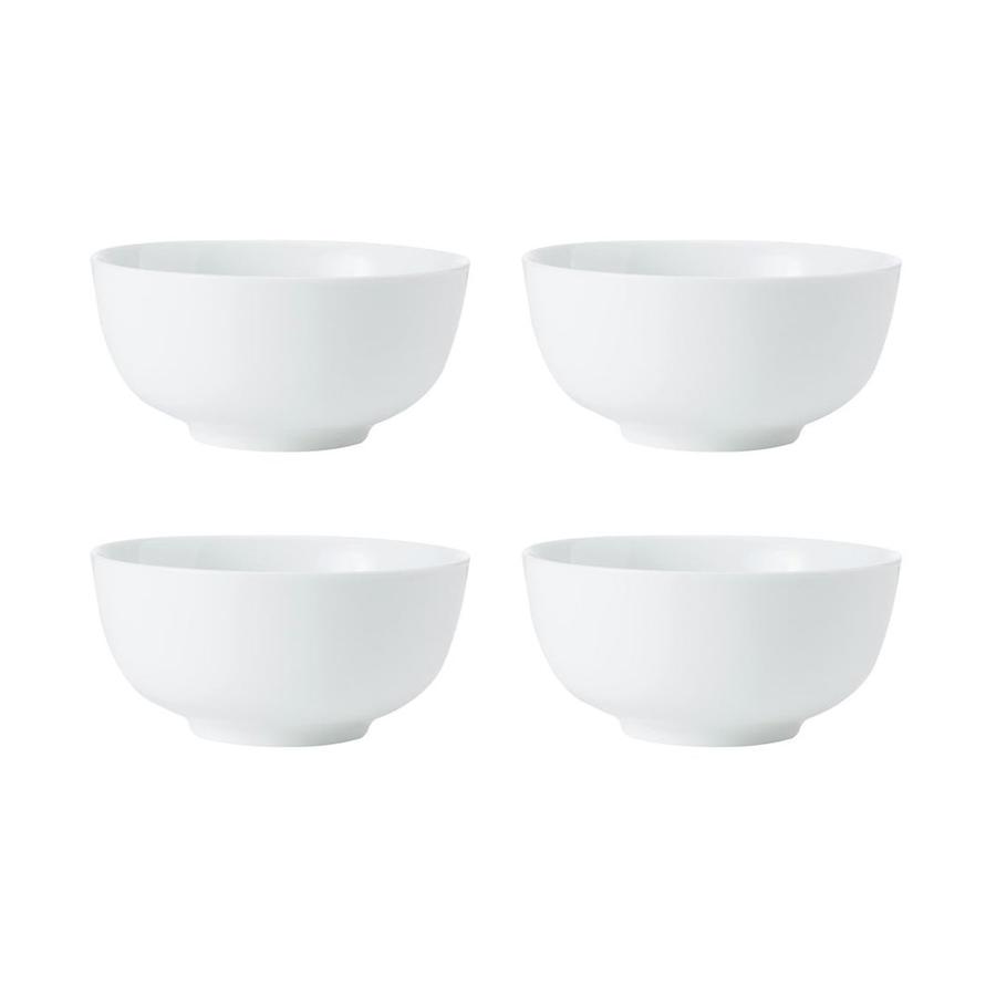 Mikasa Chalk 12-Piece Porcelain Dinner Set White White
