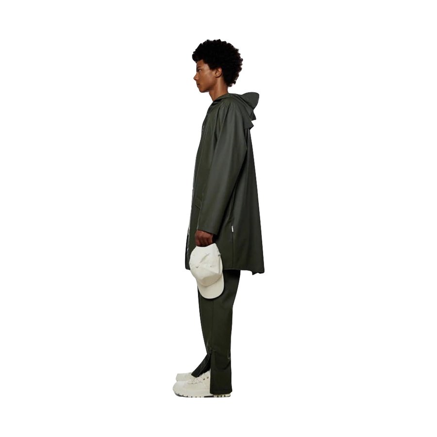 Rains Long Jacket Green L