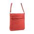 Milleni Flora Women's Leather Crossbody Bag Red