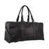 Pierre Cardin Boston Rustic Leather Overnight Duffle Bag Black
