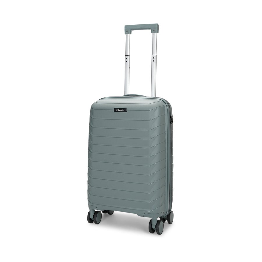 Caselite Expedition 56cm Hardside Carry-On Suitcase Grey Green Grey Green