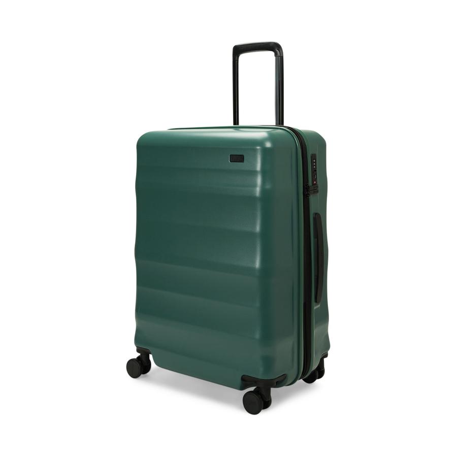 Luna-Air Medium Checked Suitcase Forest Green
