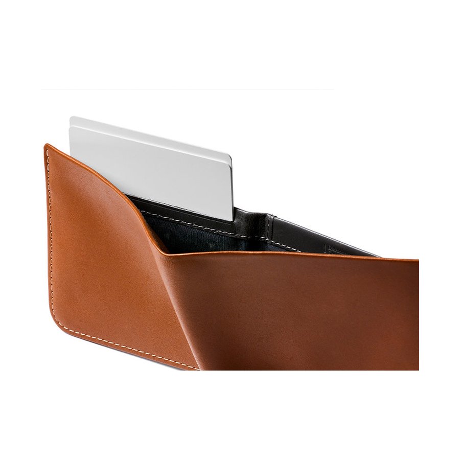 Bellroy RFID Hide & Seek HI Leather Wallet Caramel Caramel