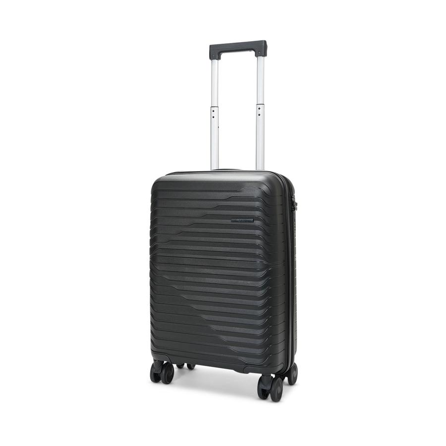 Caselite Summit 56cm Hardside Carry-On Suitcase Black Black