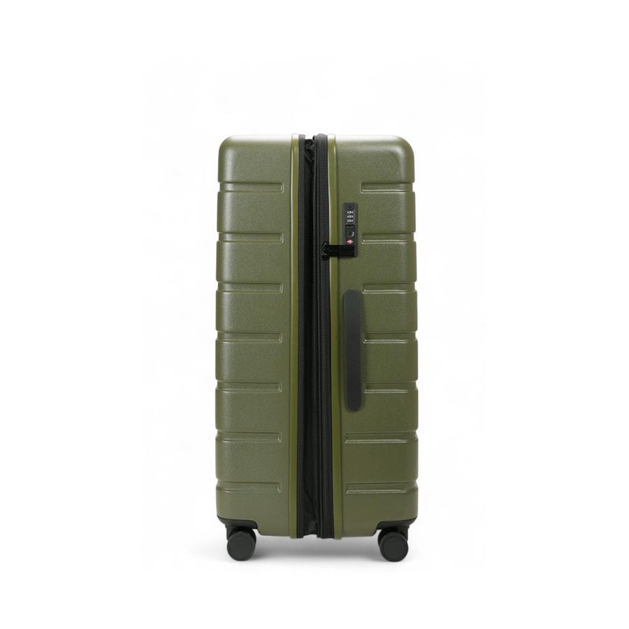 Explorer Arlo Pro 52cm Front Access & 75cm Hardside Luggage Set Evergreen Evergreen