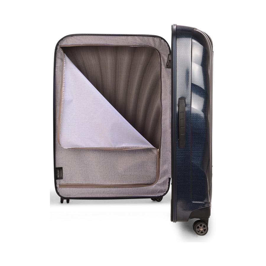 Samsonite C-Lite 81cm CURV Checked Suitcase Midnight Blue Midnight Blue