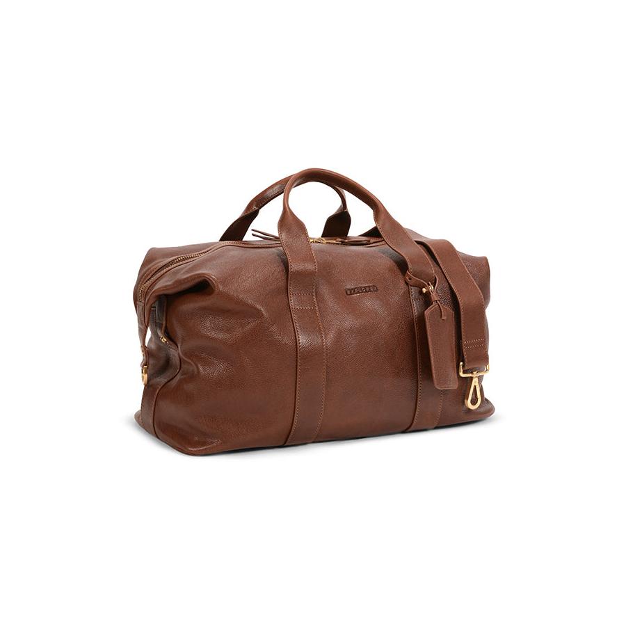Explorer Weekender Leather Duffle Brown Brown