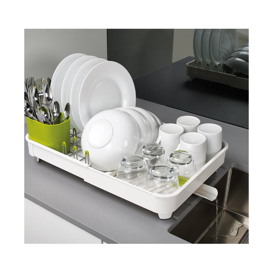 Joseph Joseph Extend Expandable Dish Drainer White White