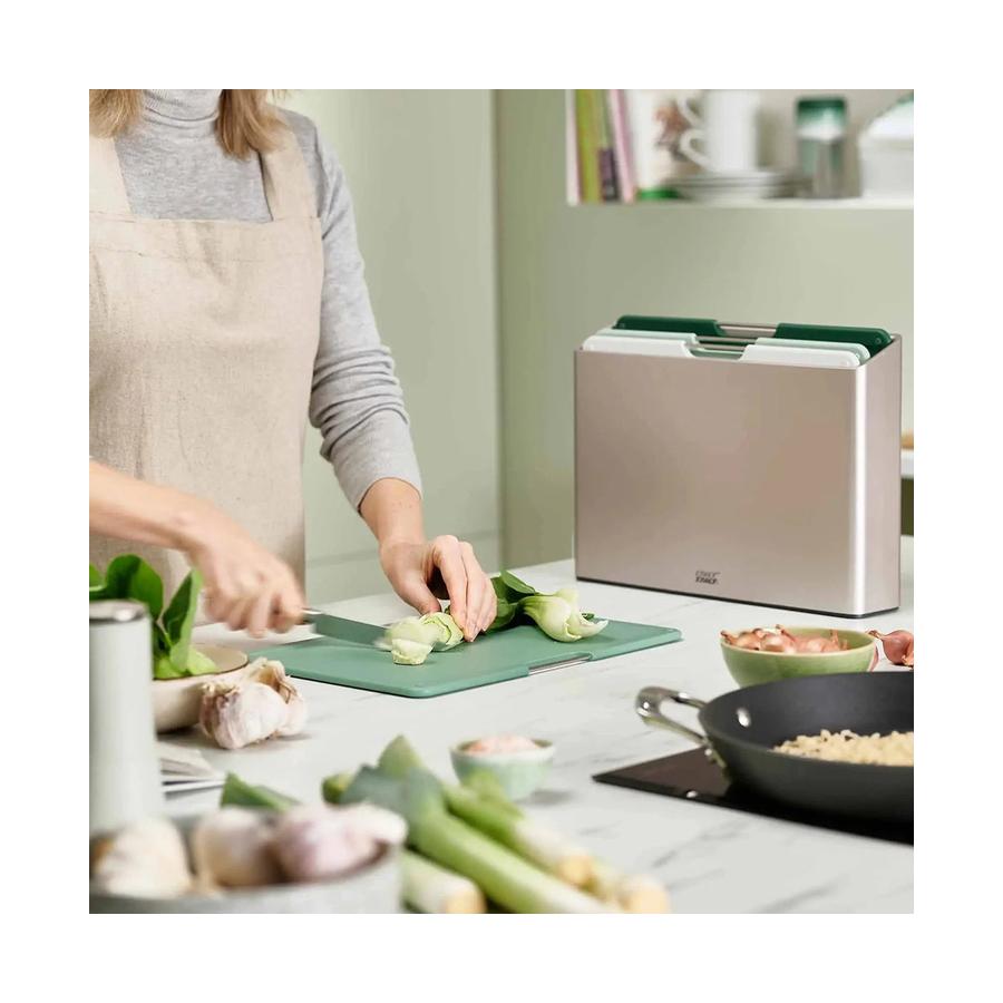 Joseph Joseph Folio 4-Piece Large Chopping Board Set Sage Sage