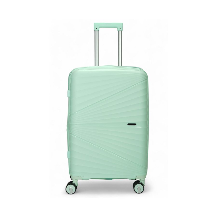 Nomad Aspire 65cm Hardside Checked Suitcase Mint Mint