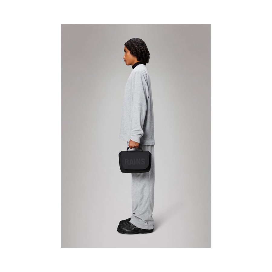 Rains Texel Wash Bag Black Black