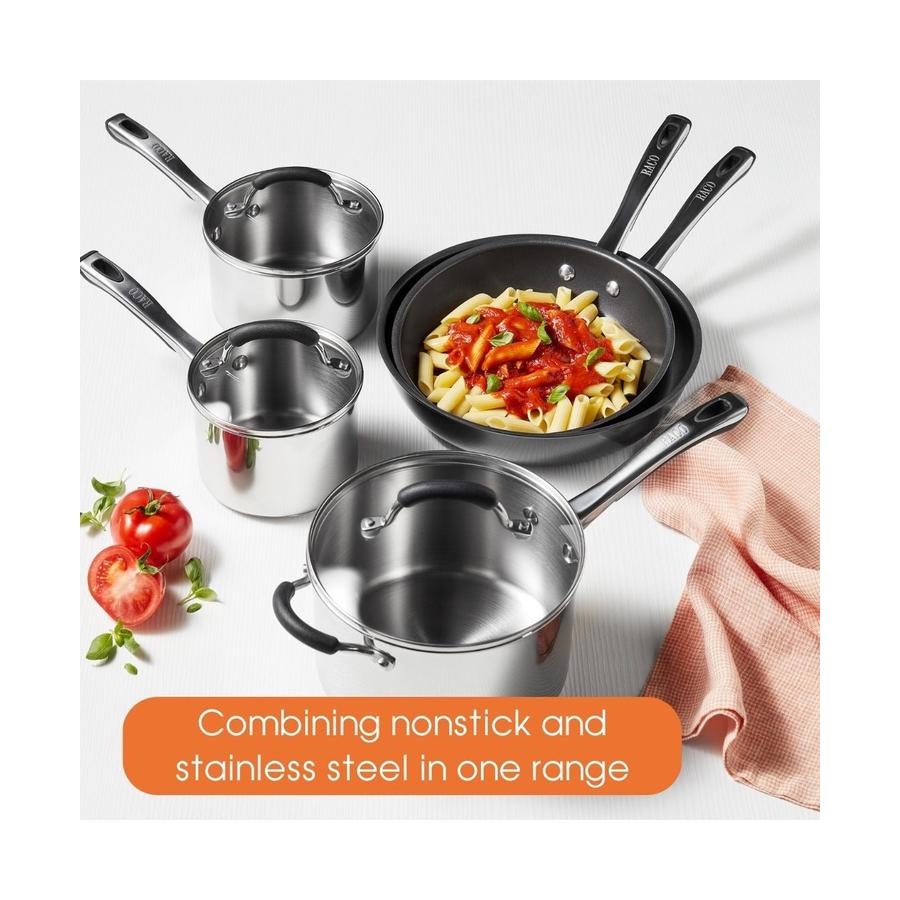 Raco Contemporary Non-Stick Induction 30cm/4.5L Covered Saute Black Black