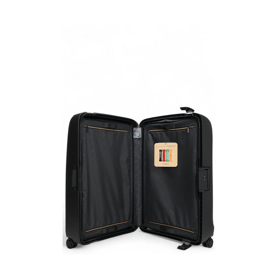 Samsonite Essens 81cm Hardside Checked Suitcase Graphite Graphite