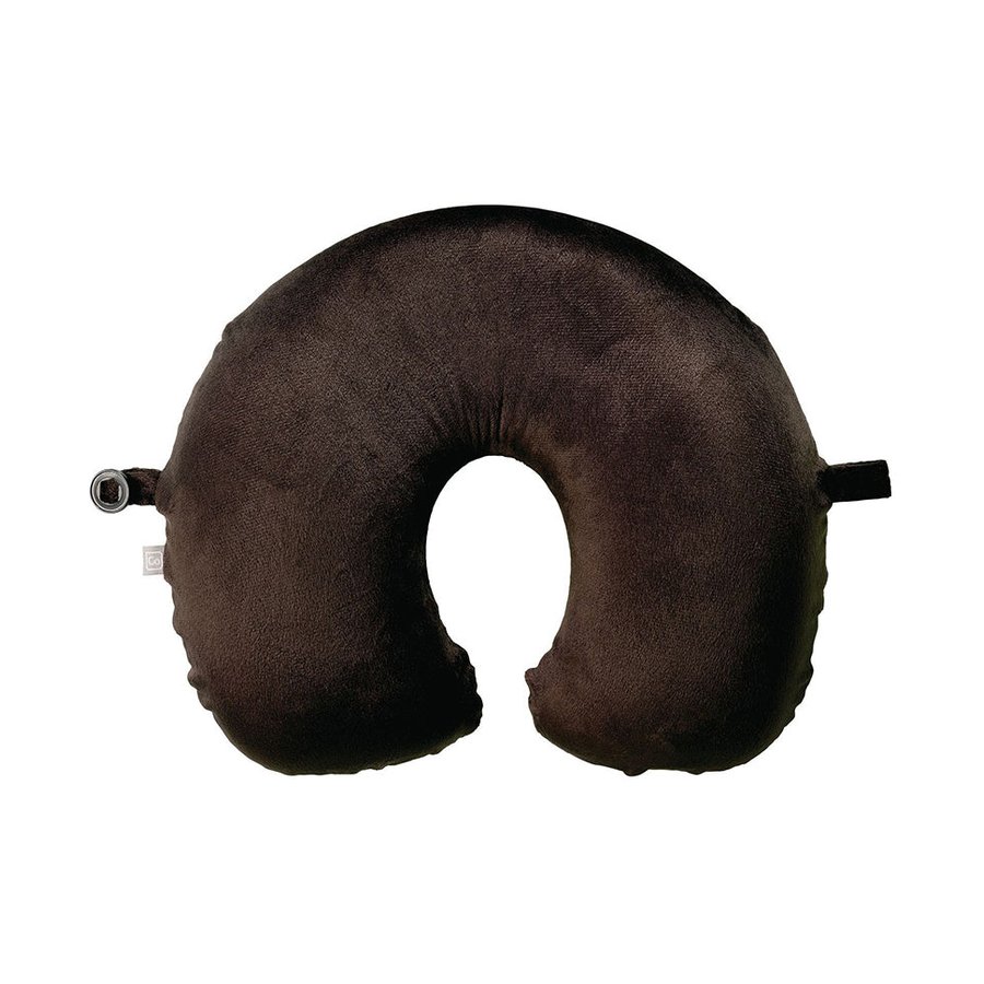 Go Travel Super Deluxe Memory Foam Travel Pillow Black Black