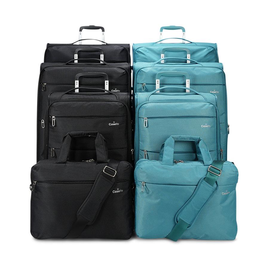 Caselite Ultra His & Hers Softside Luggage Mega Set Multi Coloured Multi Coloured