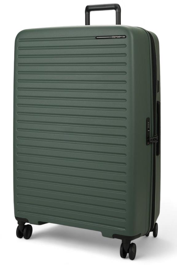 Samsonite Restackd 81cm Hardside Checked Suitcase Sage