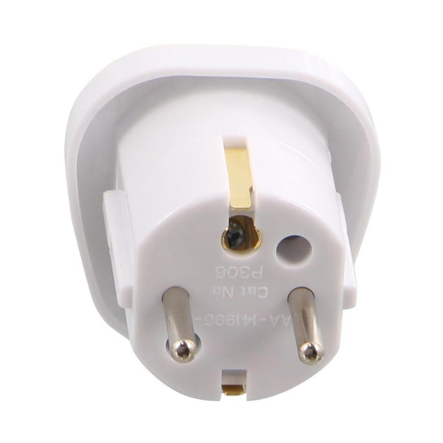Lewis N. Clark NZ to Europe Travel Adapter White White