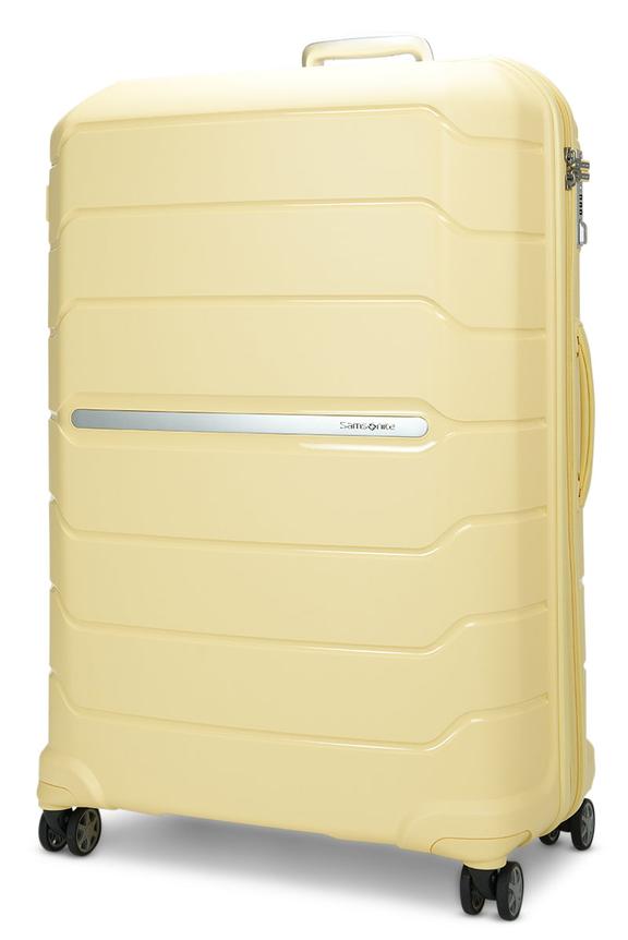 Samsonite Oc2lite 81cm Hardside Checked Suitcase Lemonade