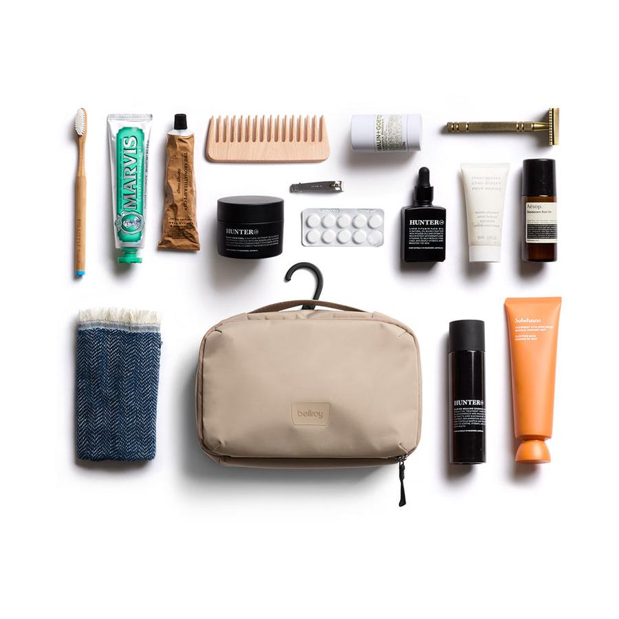 Bellroy Hanging Toiletry Kit Stone Stone