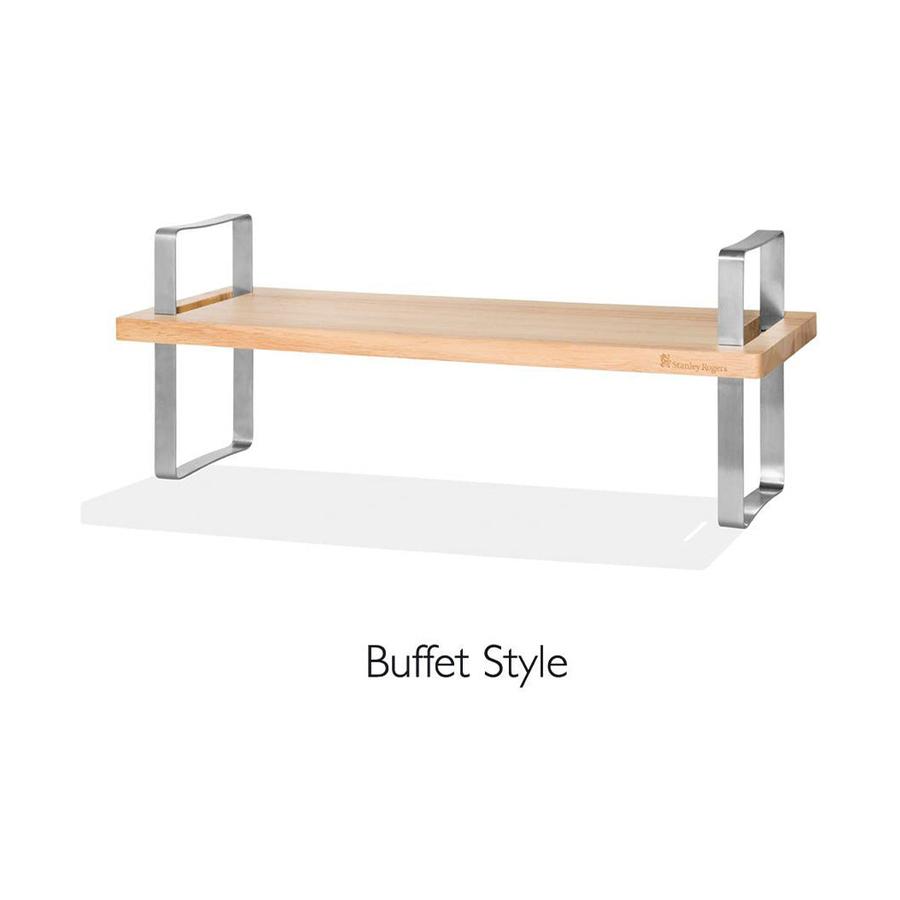 Stanley Rogers Medium Multi Height Serving Board Wood Wood