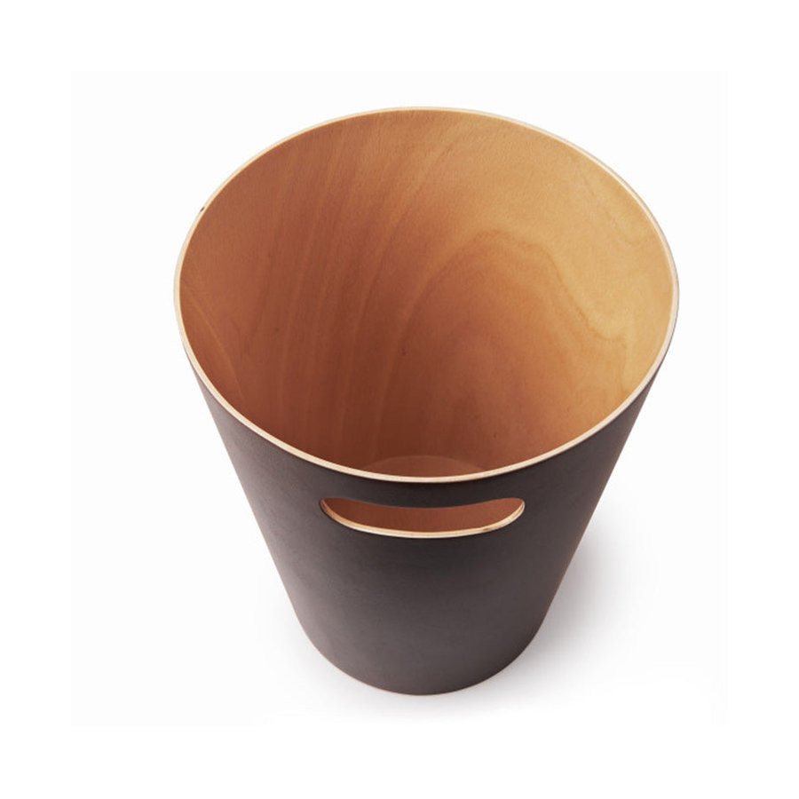 Umbra Woodrow Trash Can (7.5L) Espresso Espresso