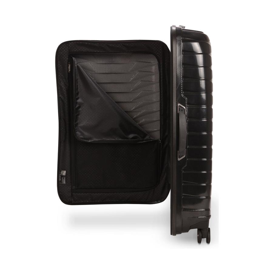 Samsonite Proxis 75cm Hardside Checked Suitcase Black Black