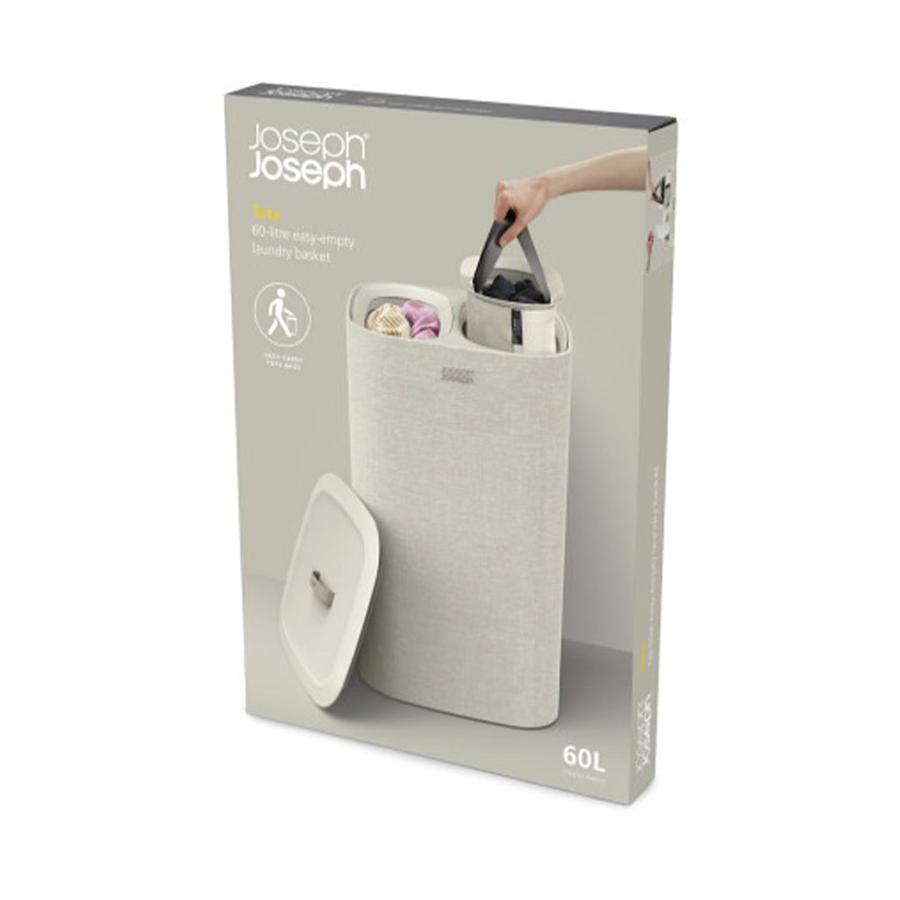 Joseph Joseph Tota 60L Laundry Separation Basket Ecru Ecru
