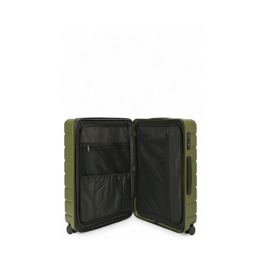Explorer Arlo Pro 65cm Hardside Expandable Checked Suitcase Evergreen Evergreen