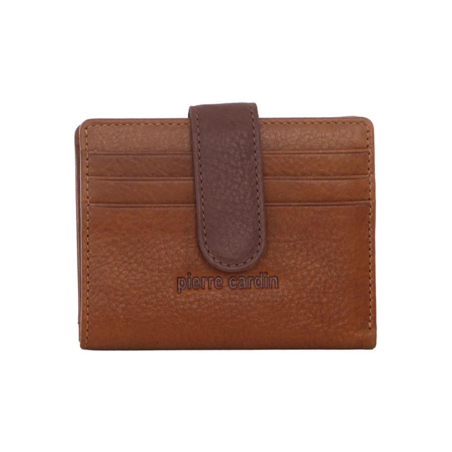 Pierre Cardin Samson Men’s Leather RFID Card Wallet Tan Tan