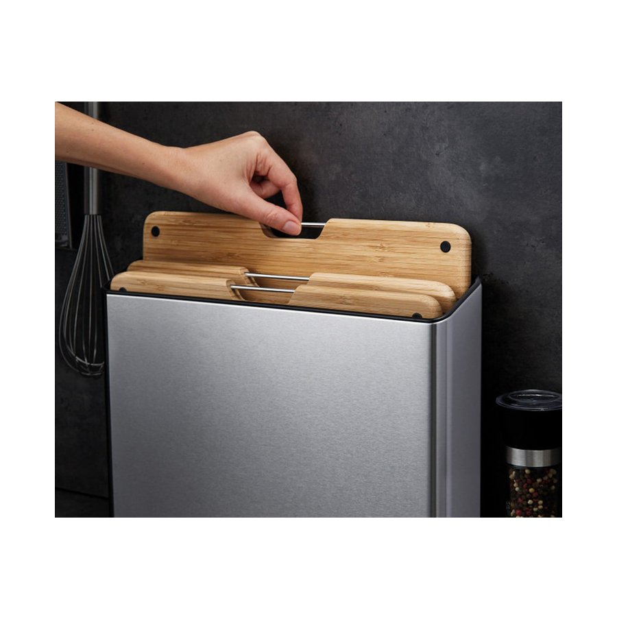 Joseph Joseph Folio Steel 3-Piece Chopping Board Set Bamboo Bamboo