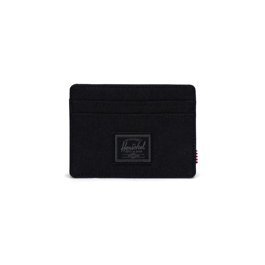 Herschel Charlie RFID Credit Card Holder Black Tonal Black Tonal