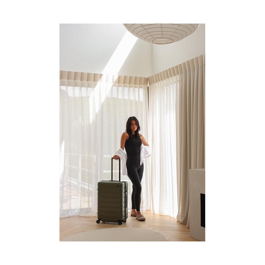 Explorer Arlo Pro 65cm Hardside Expandable Checked Suitcase Evergreen Evergreen