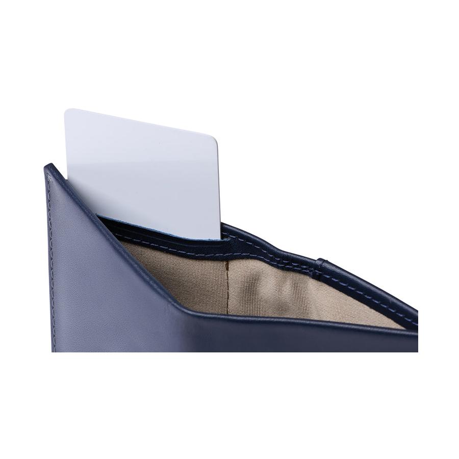 Bellroy RFID Note Sleeve Leather Wallet Navy Navy