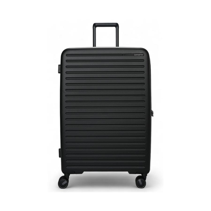 Samsonite Restackd 55cm Easy Access & 75cm Luggage Set Black Black