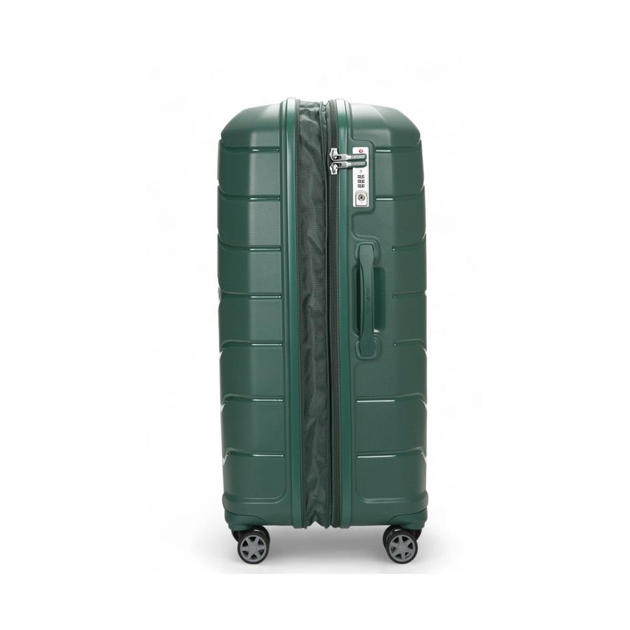 Samsonite Oc2lite 75cm Hardside Checked Suitcase Hunter Green Hunter Green