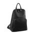 Milleni Anya Women's Leather Twin Zip Backpack Black