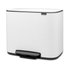 Brabantia Bo Pedal Bin (11 + 23L) White