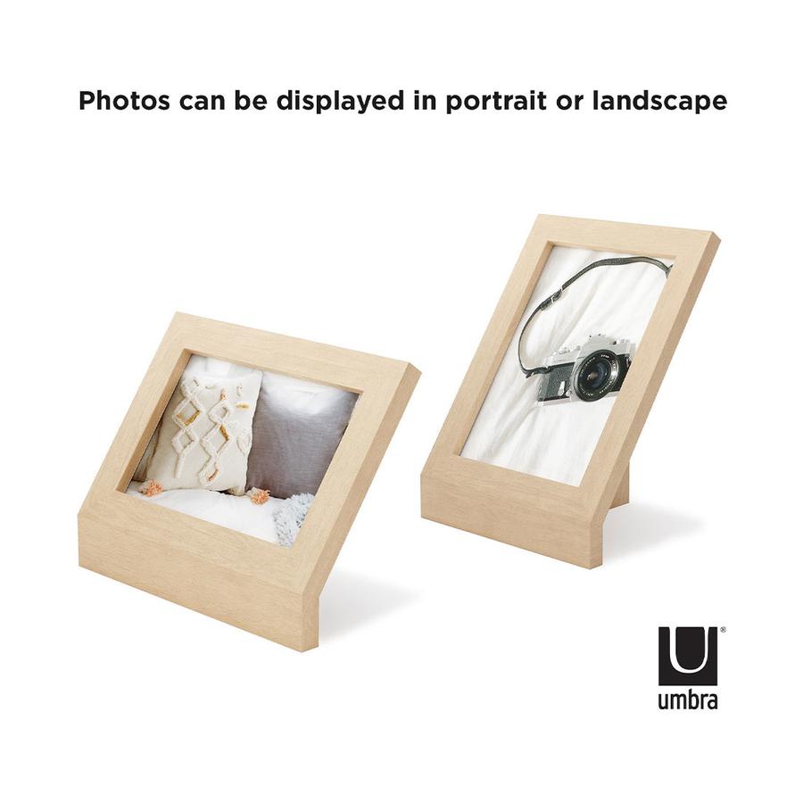 Umbra Podium Picture Frame (13cm x 18cm) Natural Natural