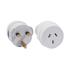 Jackson NZ to UK & Hong Kong Power Adapter White
