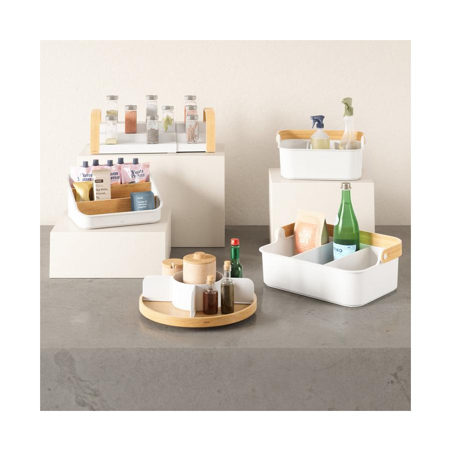 Umbra Bellwood 3-Tier Spice Shelf White/Natural White/Natural