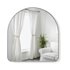 Umbra Hubba Arched Mirror (87cm x 92cm) Metallic Titanium