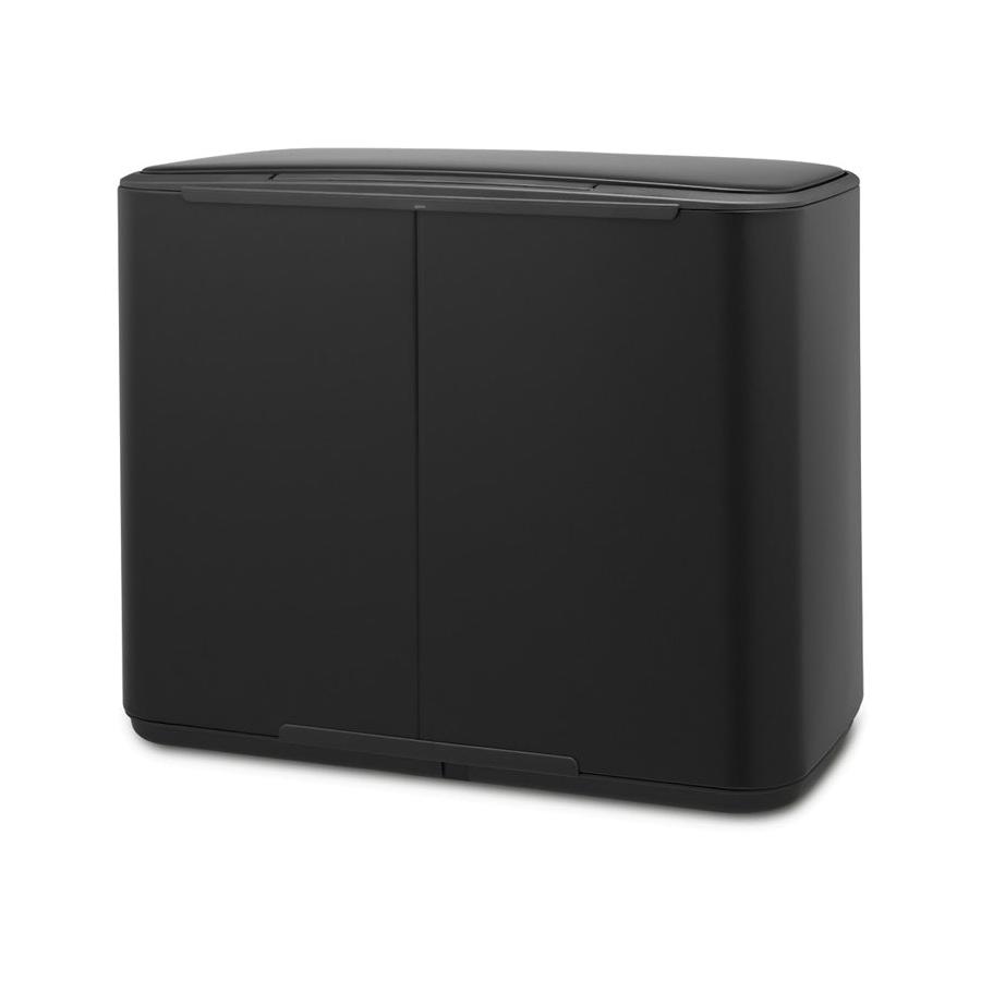 Brabantia Bo Pedal Bin (11 + 23L) Matte Black Matte Black