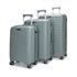Caselite Expedition 56cm, 65cm & 75cm Hardside Luggage Set Grey Green