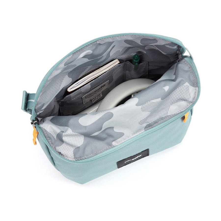 Pacsafe GO Anti-Theft Recycled Saddle Crossbody Bag Fresh Mint Fresh Mint