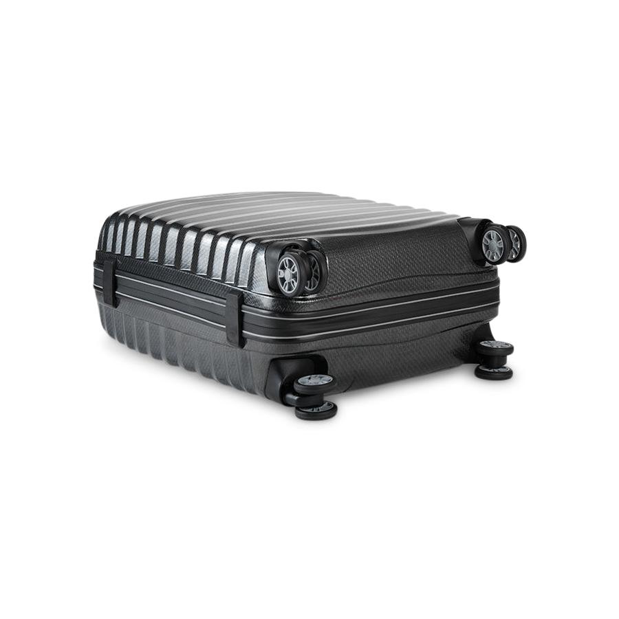 Samsonite Lite-Shock Sport 55cm CURV Carry-On Suitcase Black Black