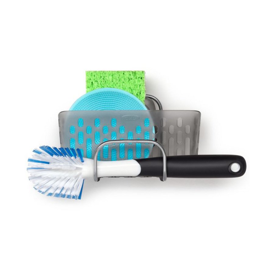 OXO Good Grips StrongHold Suction Sink Caddy Silver Silver