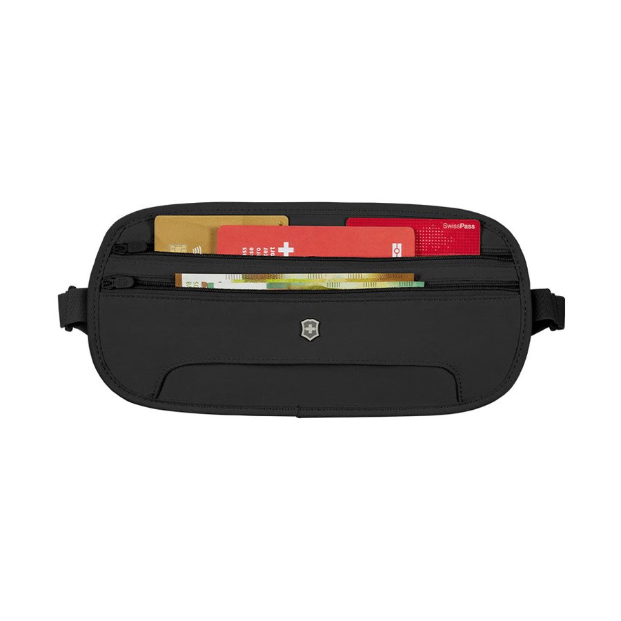 Victorinox Deluxe Security Belt with RFID Protection Black Black