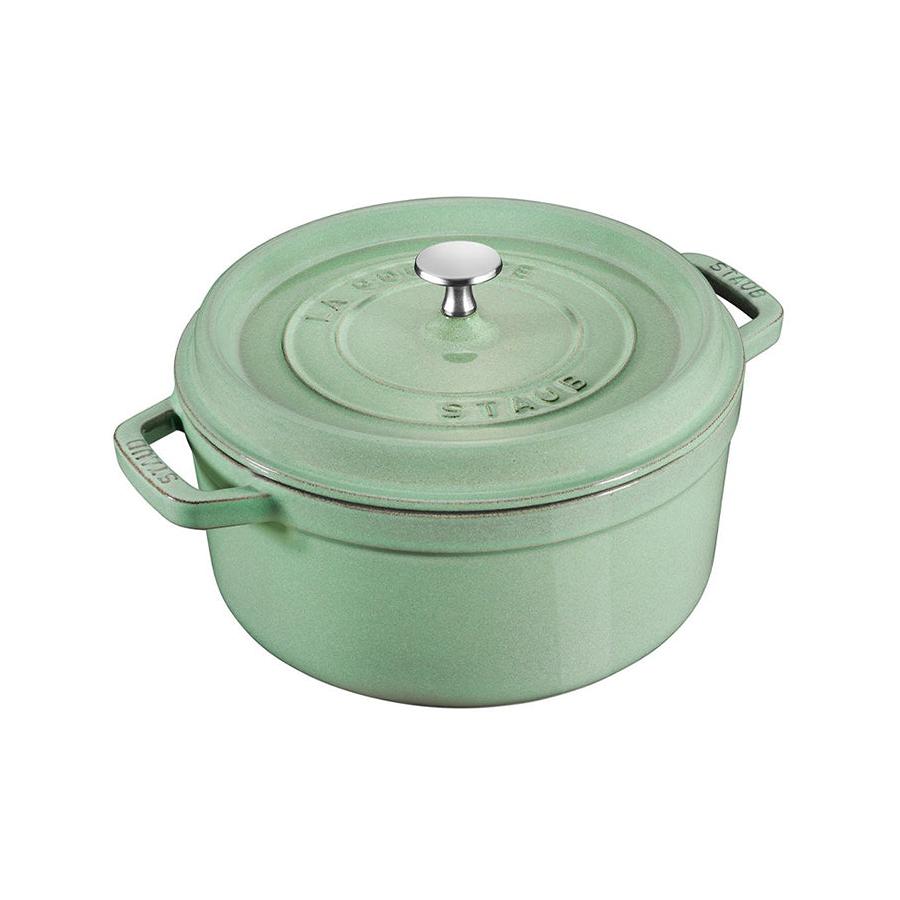 Staub 20cm (2.2L) Round Cocotte Sage Sage