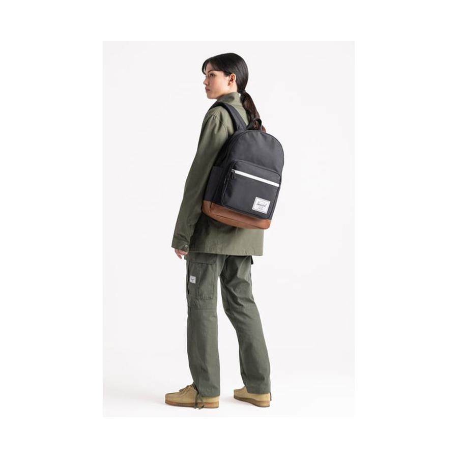 Herschel Pop Quiz 25L Backpack Black/Tan Black/Tan